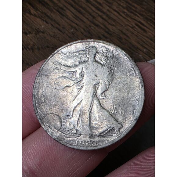 1920 S Walking Liberty Half Dollar Scarce Semi Key Date Silver Walker Coin 3 - Picture 13 of 16